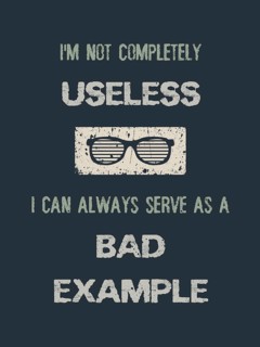 I'm not completely useless