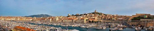 Panorama of Marseille Old Port