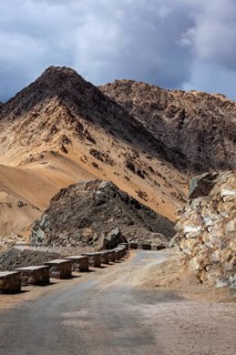 Manali-Leh Highway road from Himachal to Ladakh