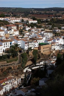 White village in the Sierra de Grazalema