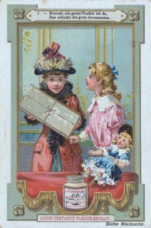 Picture series Children with presents