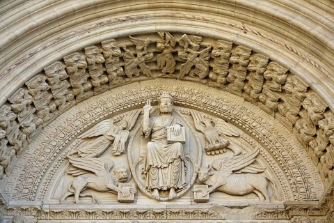 Tympanum Last Judgment above the main portal