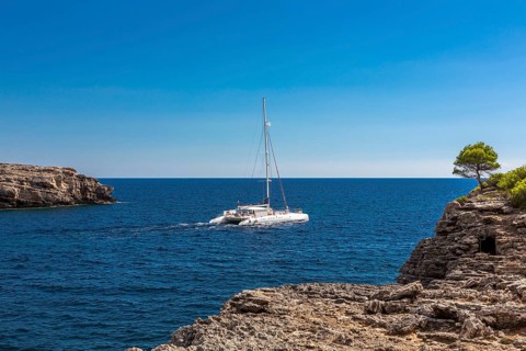 Katamaran Segelschiff