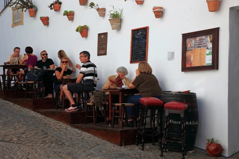 Arcos de la Frontera in the province of Cadiz