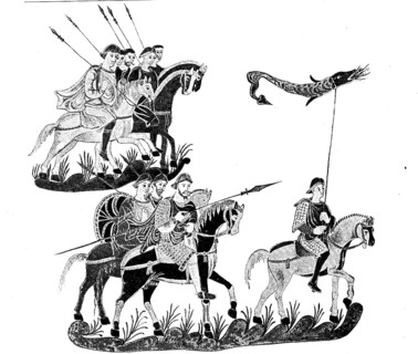 Exodus of 10th century German warriors