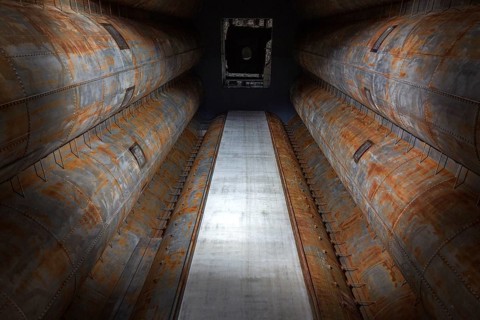 Silo in the Kueppersmuehle Museum
