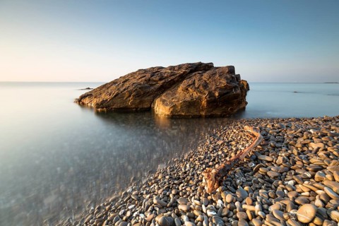 Sunrise at the rocks scoglio della galeazza