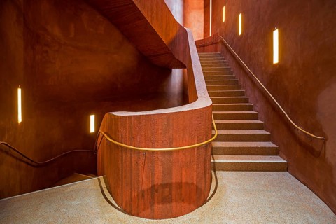 Staircase in the Kueppersmuehle Museum