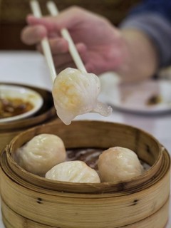 Delicious Chinese dim sum in a chinese restaurant