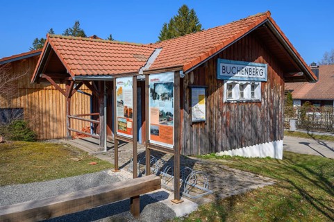 The former railway station of Buchenberg