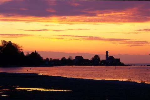 Evening mood in Lake of Constance