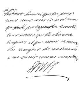 Letter from King Louis XIV to Marshal Turenne