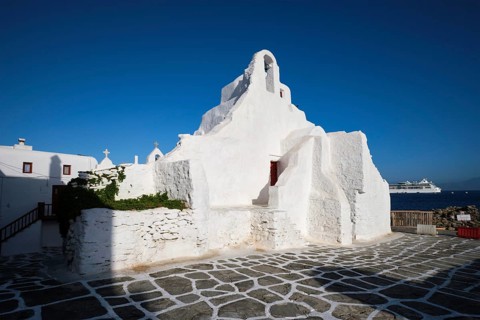 Famous tourist landmark of Greece