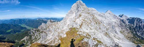 Hiking trail along a ridge