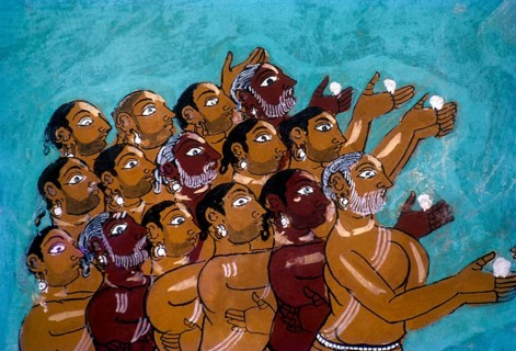 Ramayan in painting at Madurai