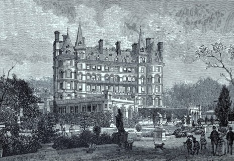 The Star and Garter Hotel in Richmond in 1870
