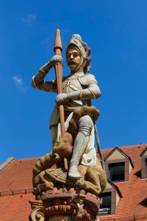 Georgsbrunnen eastern Muensterplatz