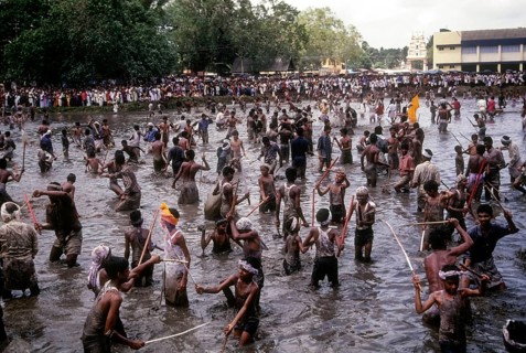 Oachira Kali festival in Oachira near Kollam