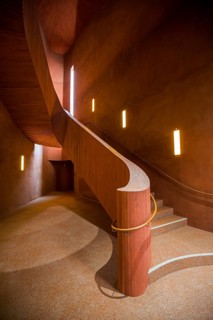 Staircase in the Kueppersmuehle Museum
