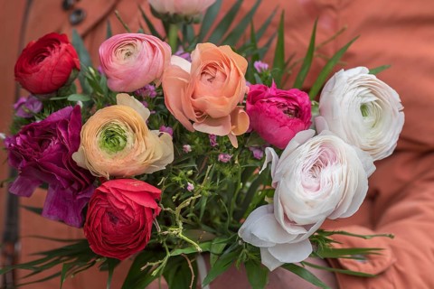 Blumenstrauss mit Rosen