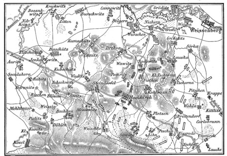Plan of the Battle of Hochkirch