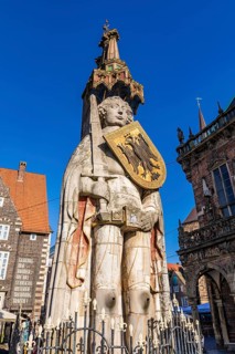 Bremen Roland on the market square