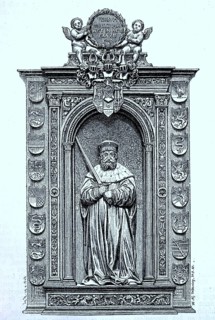 Das Grabmal Friedrichs des Weisen in der Schlosskirche zu Wittenberg