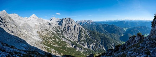 View of mountain landscape