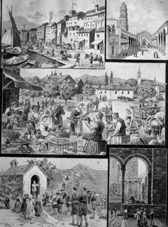 Pictures of Spalato and surroundings in 1880