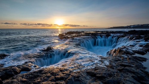 Sunrise at El Bufadero de La Garita