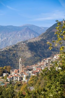 Autumn in the Ligurian Alps near Andagna