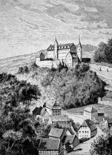 Schoenberg Castle in 1870