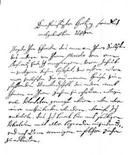 Letter from Peter the Great