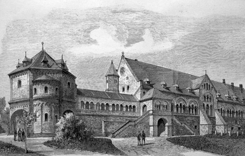 Medieval Imperial Palace in 1875