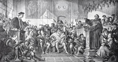 Disputation between Dr Martin Luther