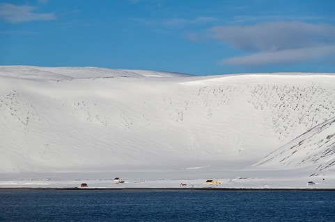Between Havoysund and Honningsvag