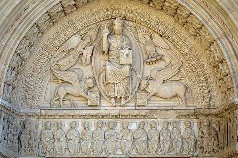 Tympanum Last Judgment above the main portal