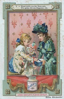 Picture series Children with presents