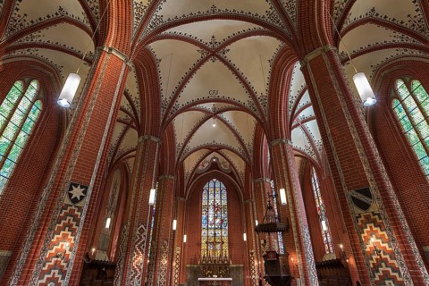 Interior of the Town Church of St. Mary and St. Nicholas