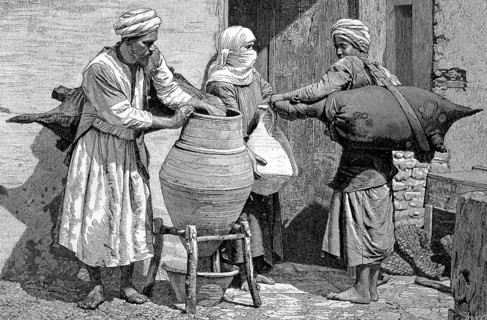 Seller of water