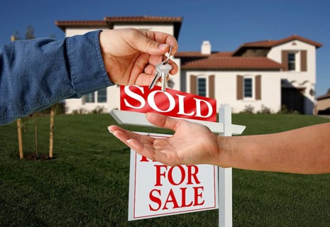 Handing over the keys to A new home