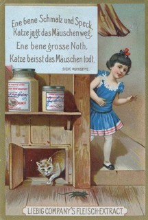 Picture series Children and Proverbs: ene bene lard and bacon