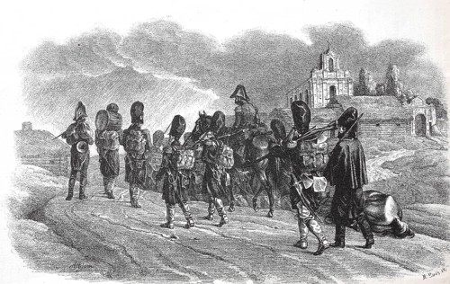 March of the Imperial Guard Grenadiers on Moscow