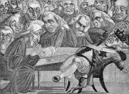 King George and his Council Receiving the News of the Entry of the French into Madrid