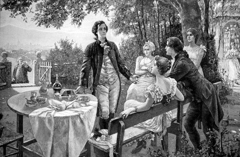 The young Johann Wolfgang von Goethe