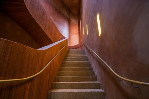 Staircase in the Kueppersmuehle Museum