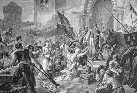 The Trial by Fire of St. Cunegonde of Luxembourg