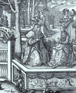 Maximilian I. und seine junge Gemahlin Maria von Burgund