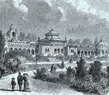 Die Wilhelma in Stuttgart im Jahre 1878