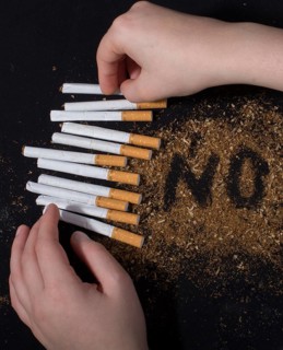 World No Tobacco Day poster for say no smoking concept